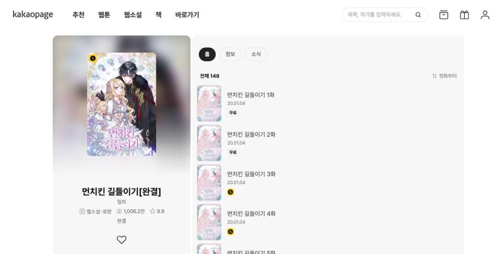 最強の男主人公を手懐けました 韓国