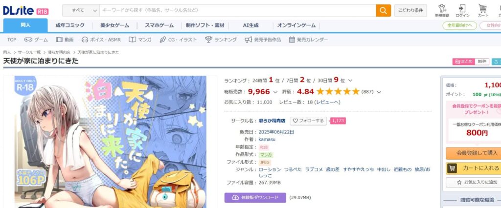 天使が家に泊まりに来た 無料