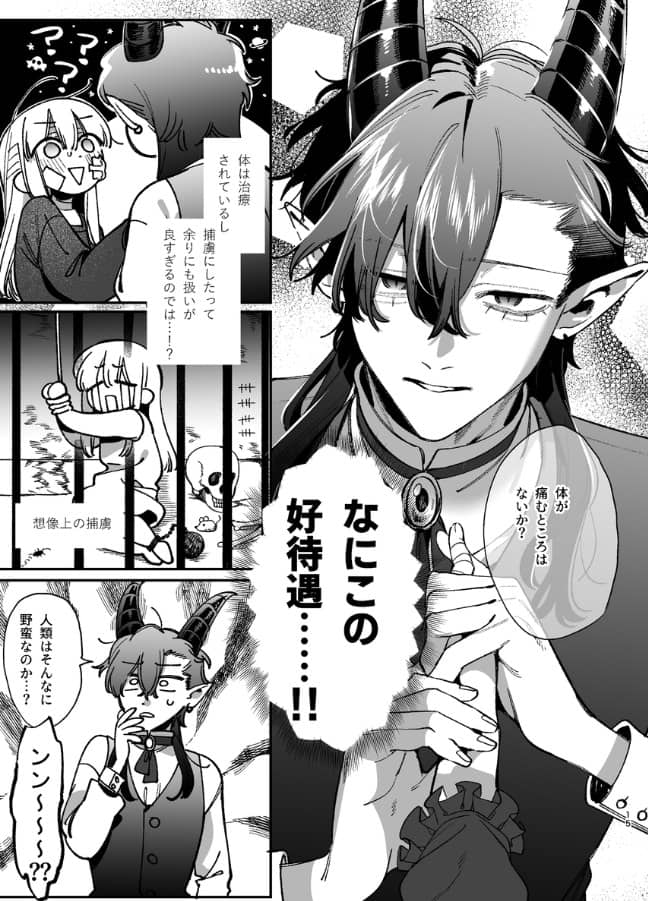 ずたぼろ白魔術師、天然魔王さまの愛玩ペットに堕ちる ネタバレ