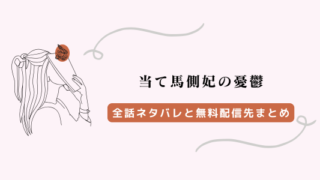 『当て馬側妃の憂鬱』ネタバレ全話、raw以外の無料配信先